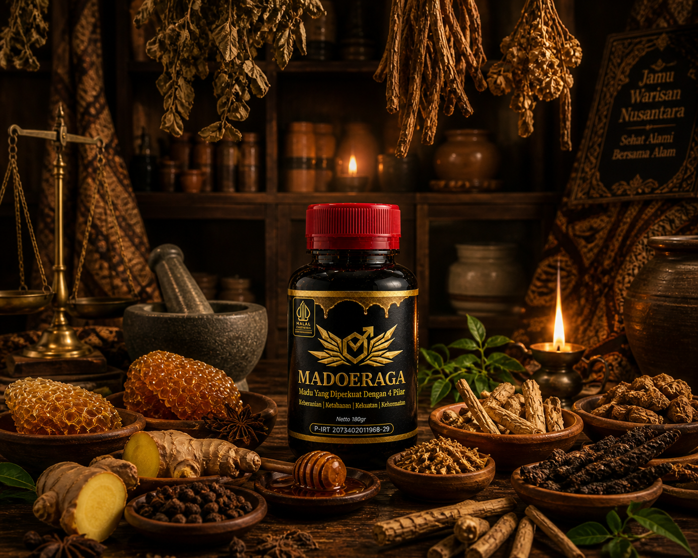 Madoeraga dramatic product shot